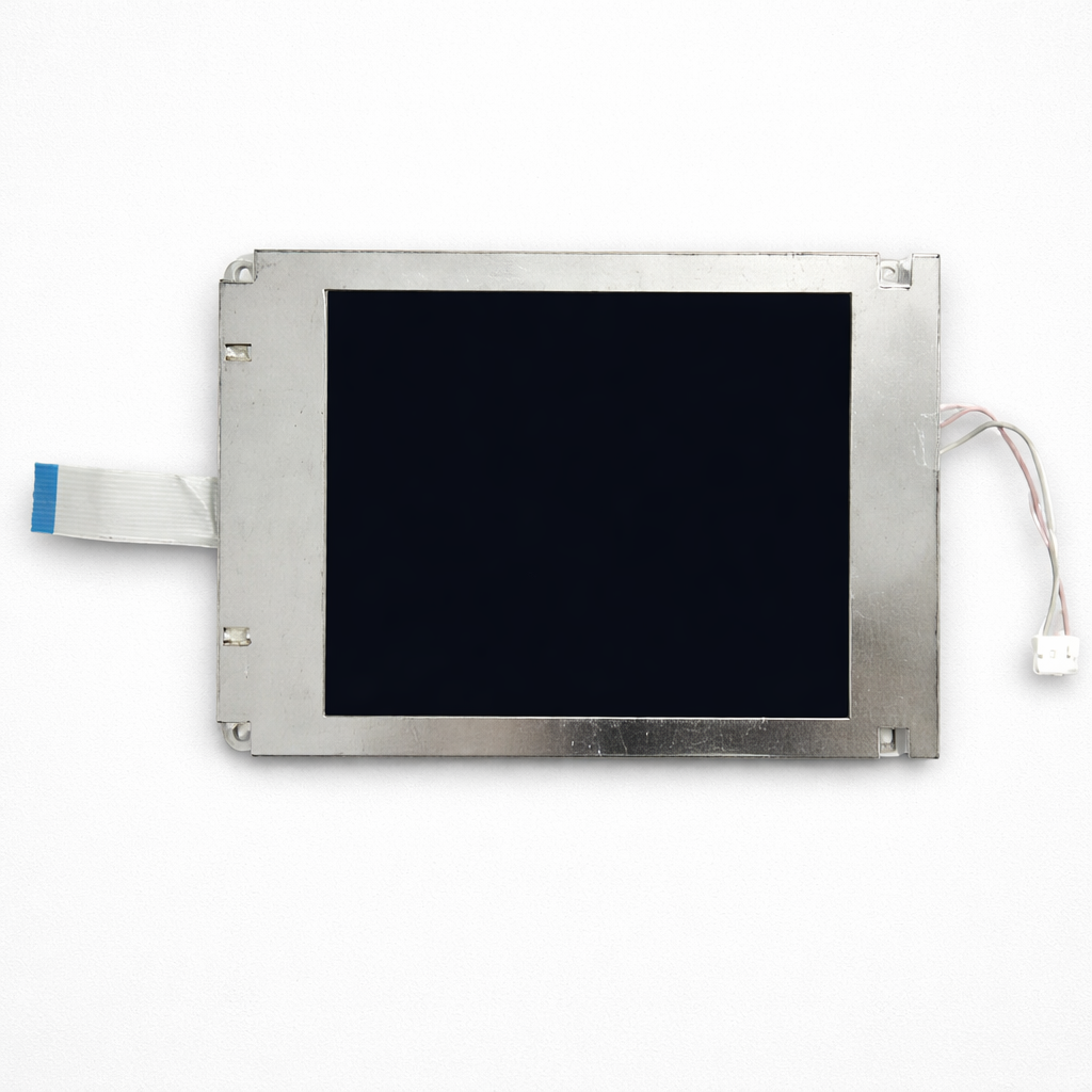 Silver-framed LCD screen with cables PE SP14Q009 - Image 1